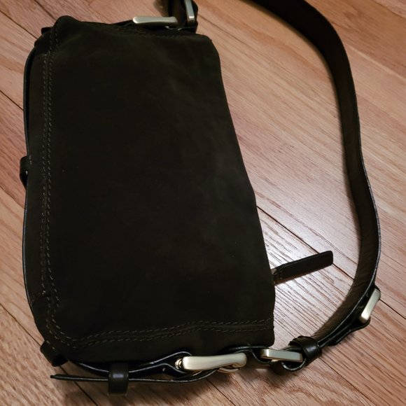 DKNY. Brown Suede Purse. - Picture 5 of 7